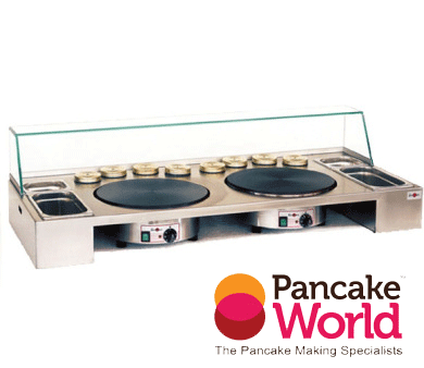 Krampouz Removable Griddle Workstation, Countertop Gas Stove With Griddle Pancake