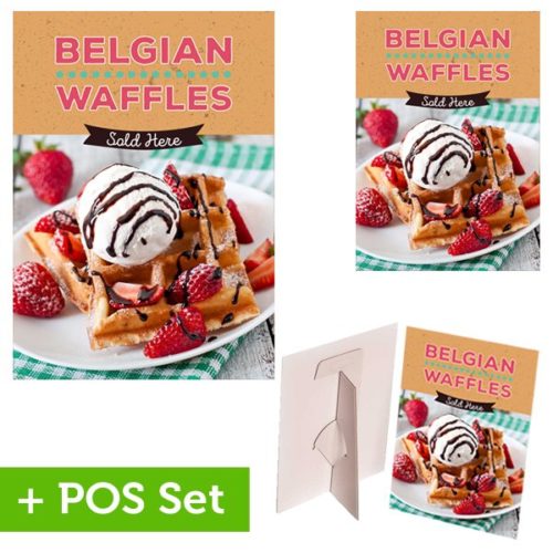 Waffles: Point of Sale Poster Set (A3, A4, A5)
