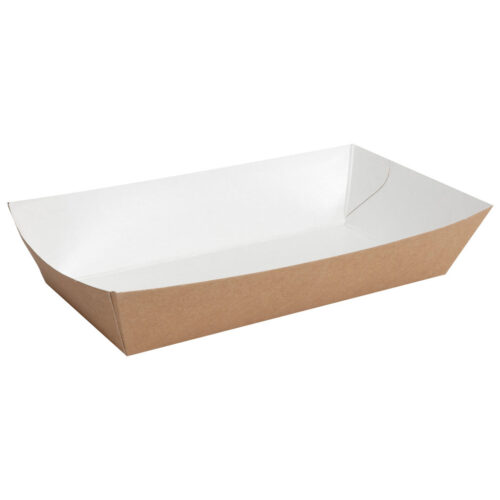 Kraft Takeaway Tray for Waffles, Donuts & Churros (Box of 250)