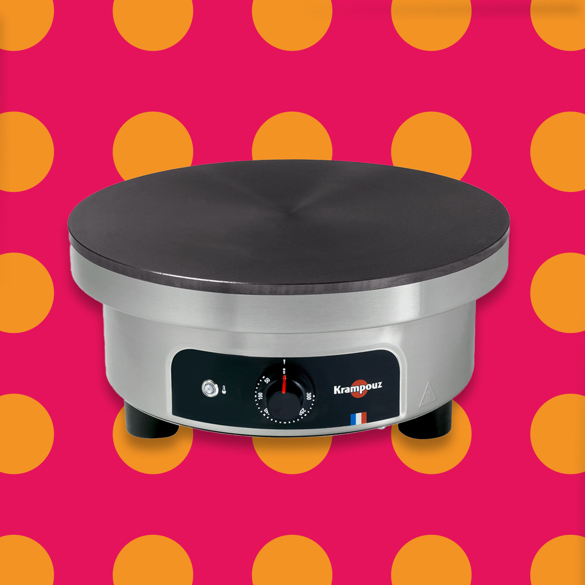 Krampouz 400mm Comfort Electric Crepe Maker Starter Kit