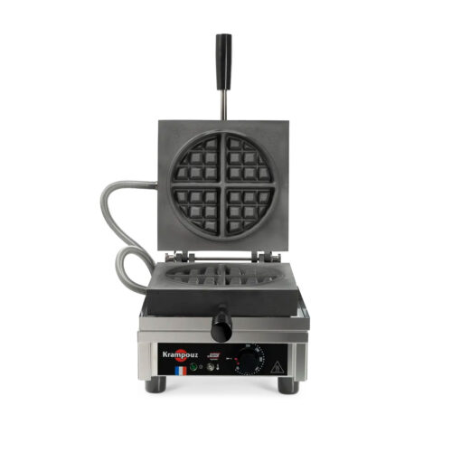 Krampouz Round 90° Single Waffle Iron