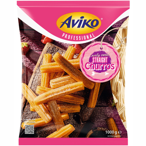 Aviko Frozen Straight Churros 6 x 1Kg