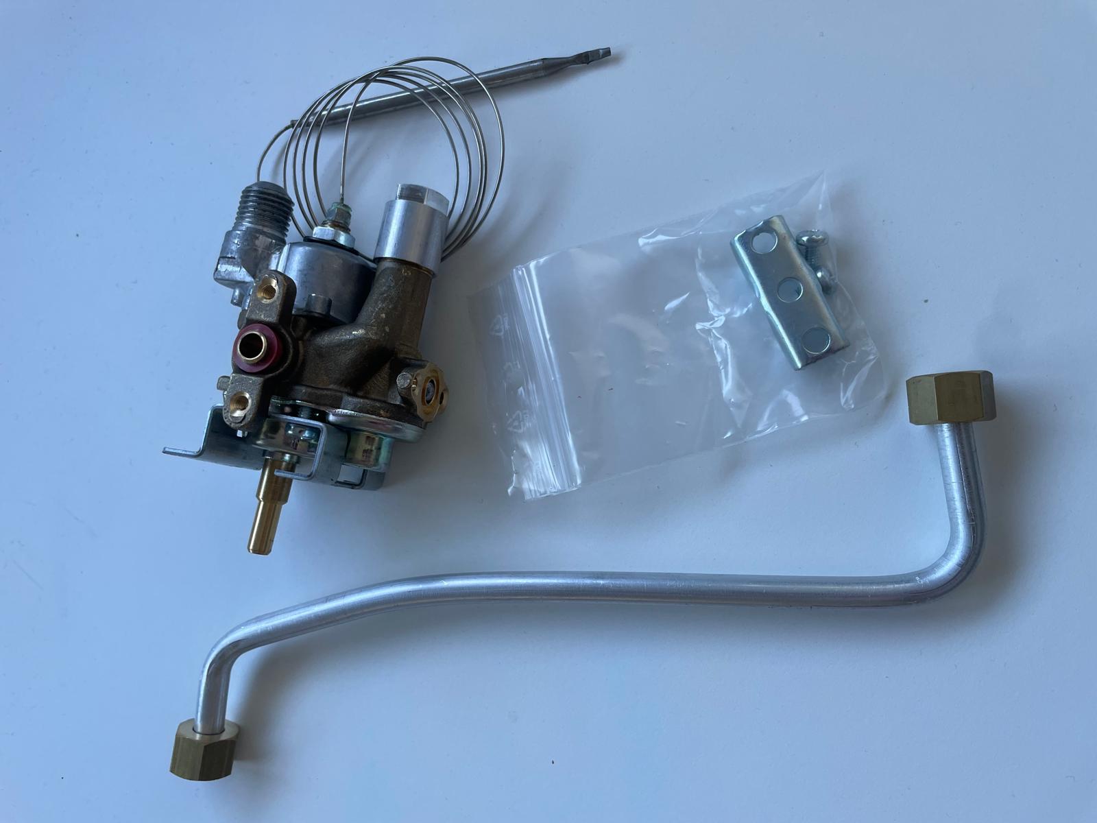 Thermostatic Gas Valve ASSEMBLY KIT for Krampouz Gas Griddle